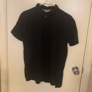 Mens medium black Quiksilver polo.